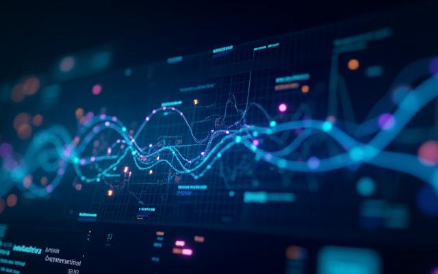 Dynamische Motion Graphic Infografik mit Datenvisualisierung